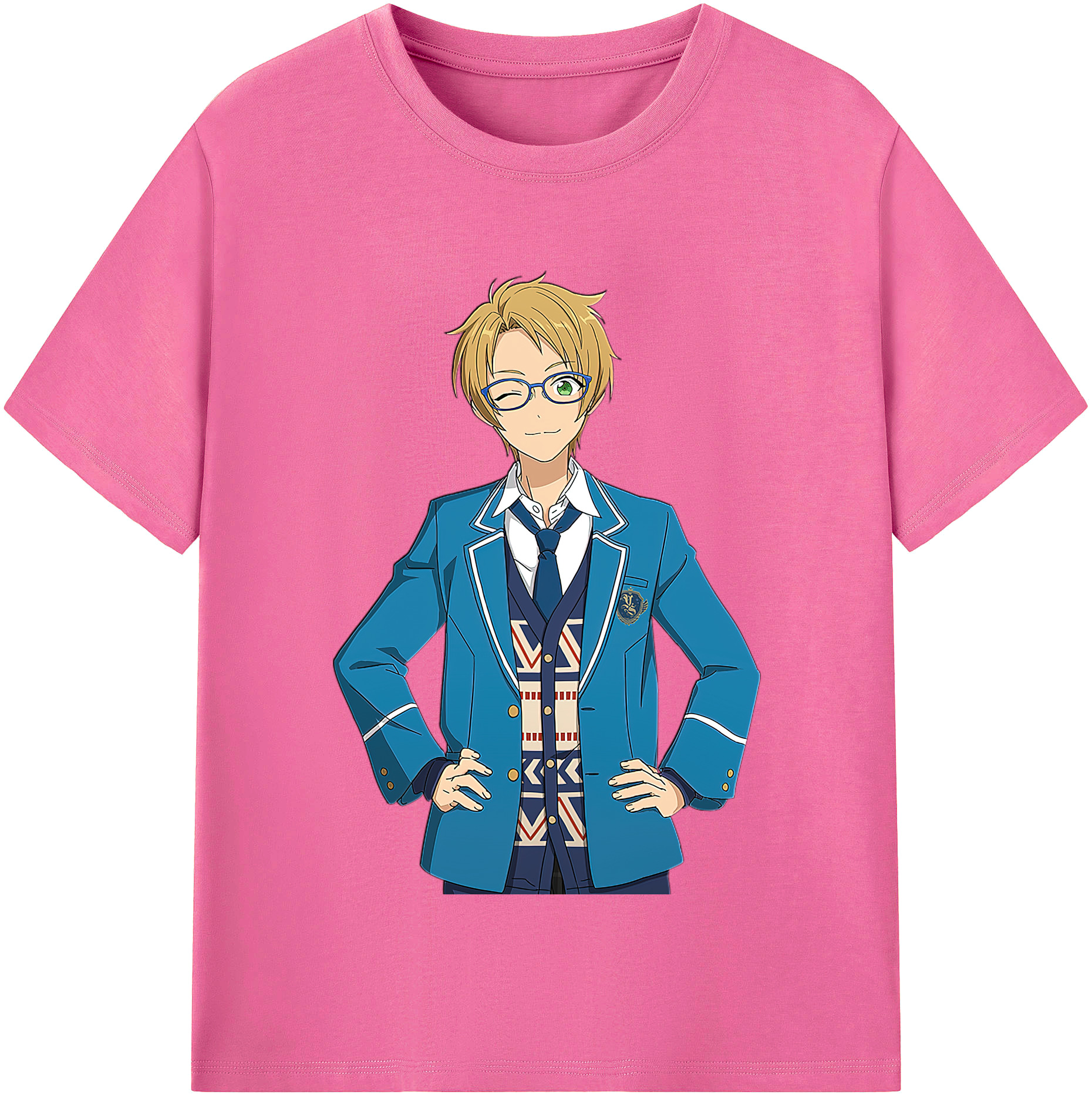 （画像用） あんさんぶるスターズ! Ensemble Stars レディースカジュアルプリントTシャツ（綿100％）